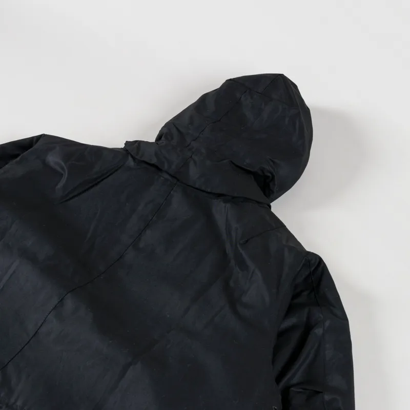 Barbour Short Wind Waxed Parka Black-6
