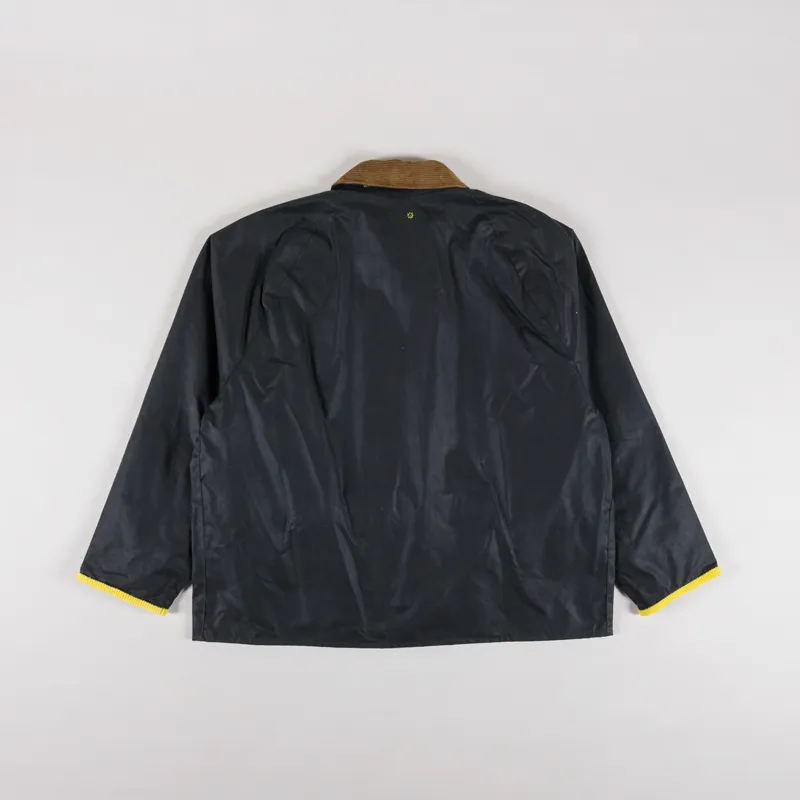 Barbour x Flower Mountain Oversized Transport Waxed Jacket Sage