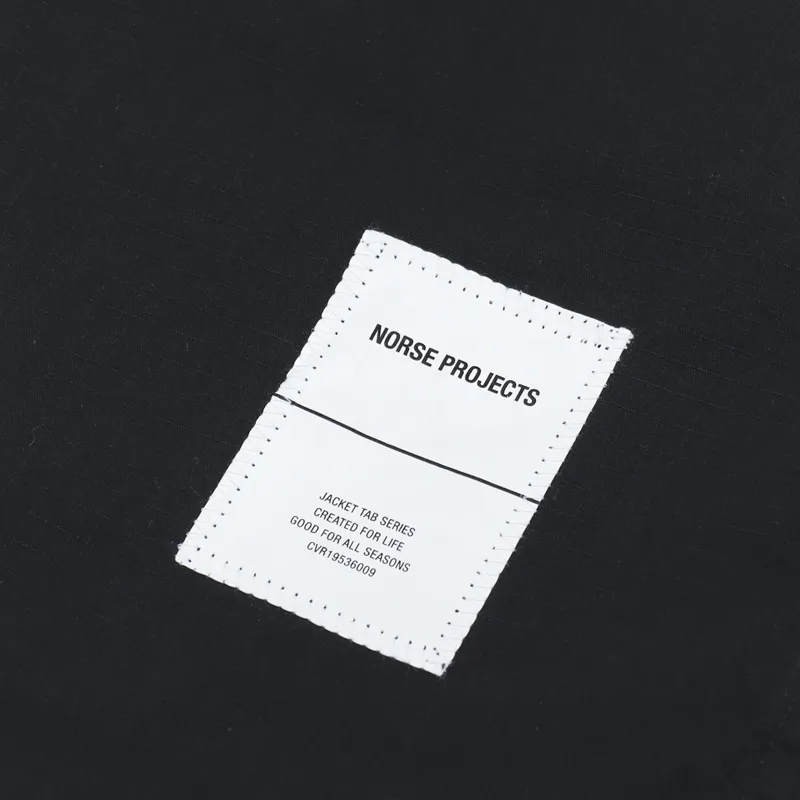 Norse Projects Mads Ripstop Tab Series Jacket Black-8