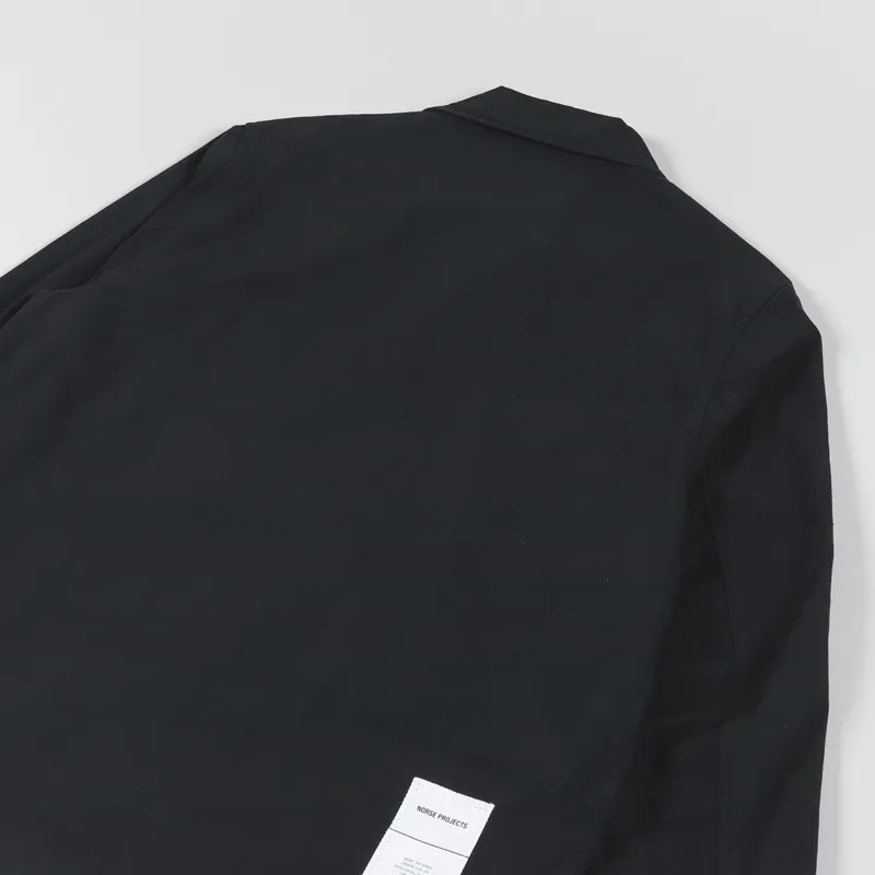 Norse Projects Mads Ripstop Tab Series Jacket Black-5