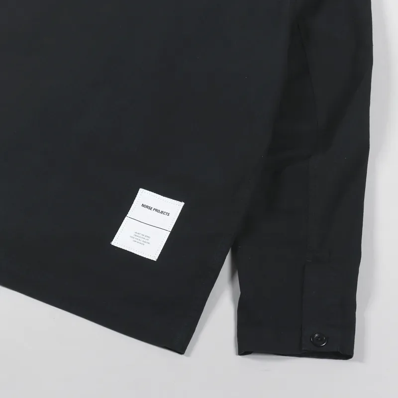 Norse Projects Mads Ripstop Tab Series Jacket Black-6