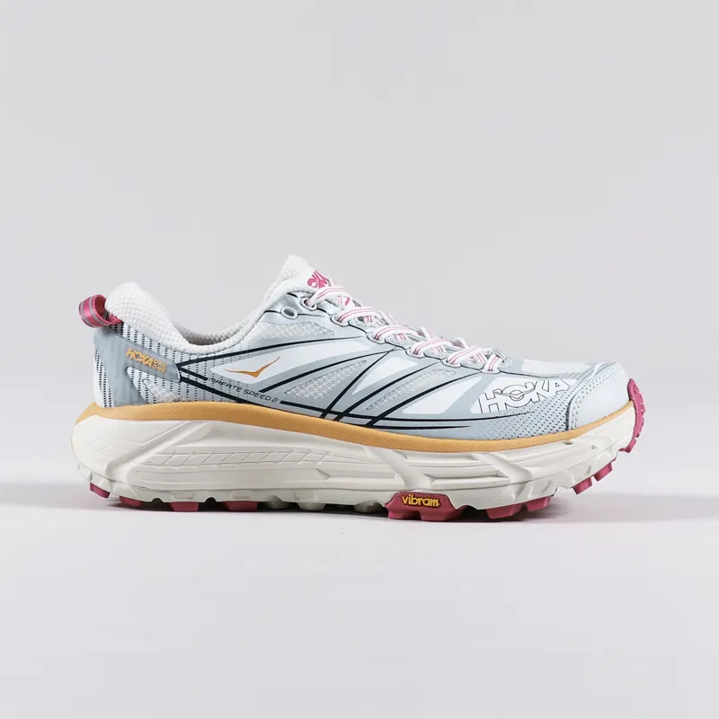 HOKA Mafate Speed 2 Origins Shoes White Ice Flow-4