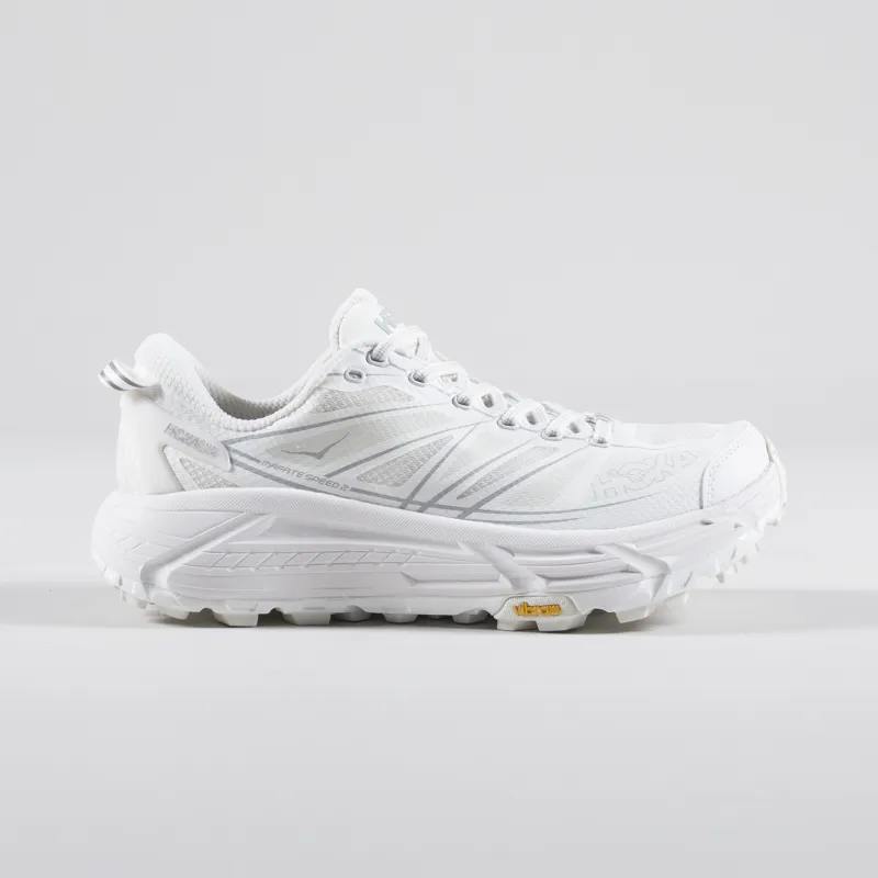 HOKA Mafate Speed 2 Origins Shoes White Lunar Rock-4