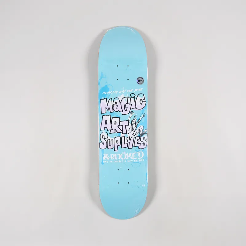 Krooked Magic Art Supplies Deck Blue 8.06 Inch