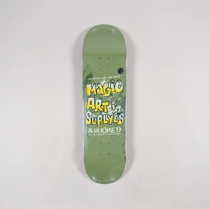 Krooked Magic Art Supplies Deck Olive 8.75 Inch