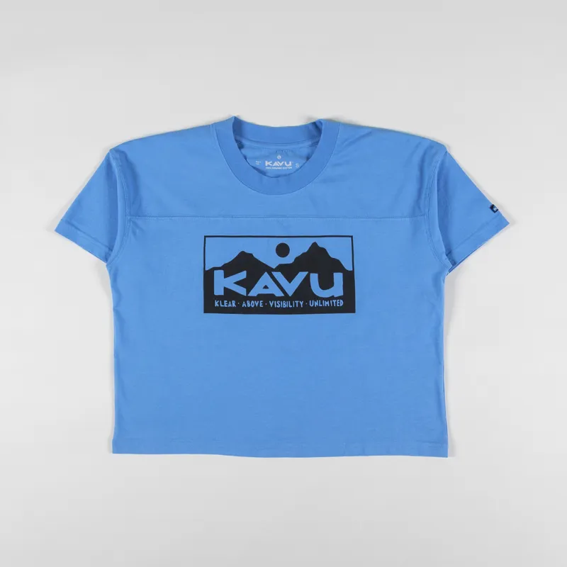 Kavu Womens Malin T Shirt Charged Blue