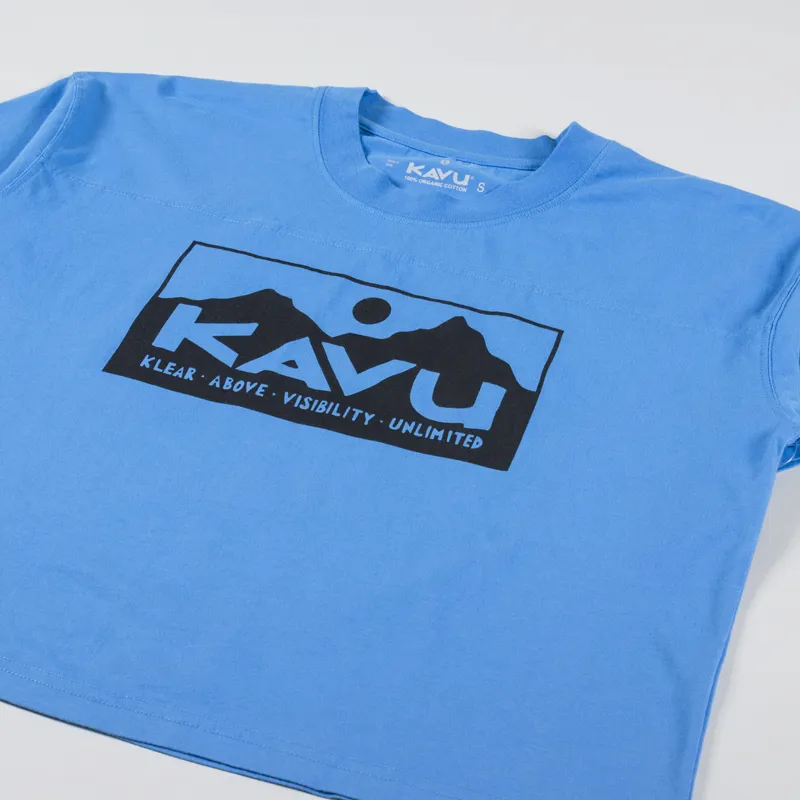Kavu Womens Malin T Shirt Charged Blue-2