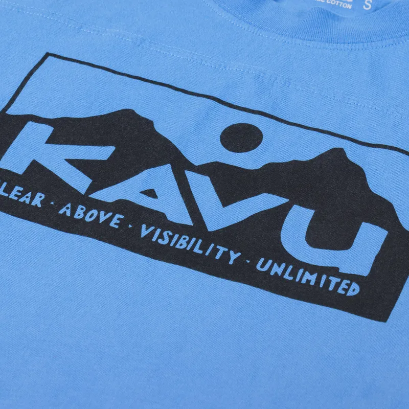 Kavu Womens Malin T Shirt Charged Blue-3