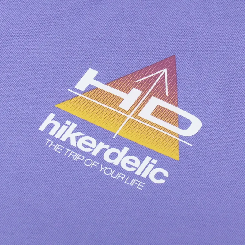 Hikerdelic Maps T Shirt Lavender-5