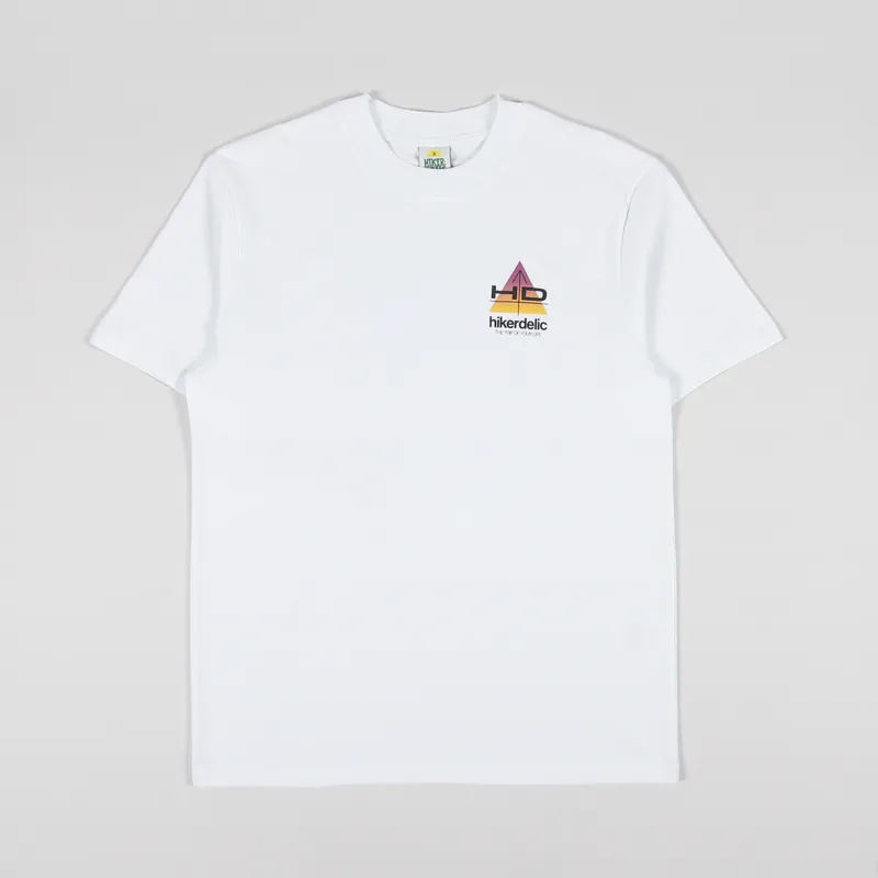 Hikerdelic Maps T Shirt White-1