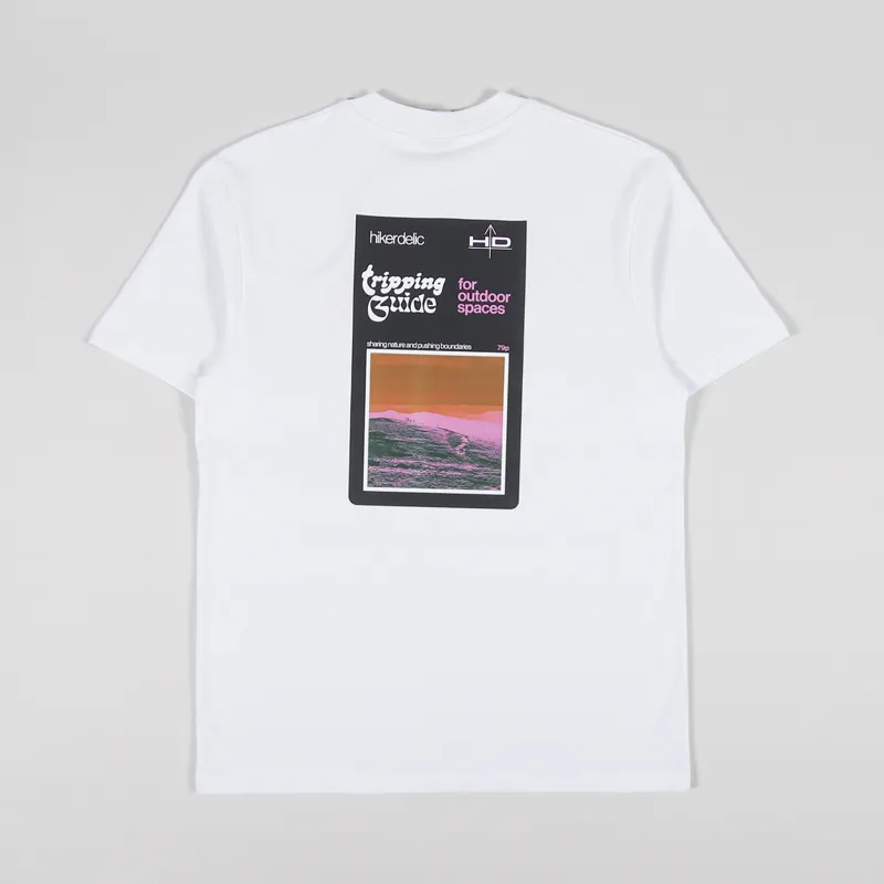 Hikerdelic Maps T Shirt White