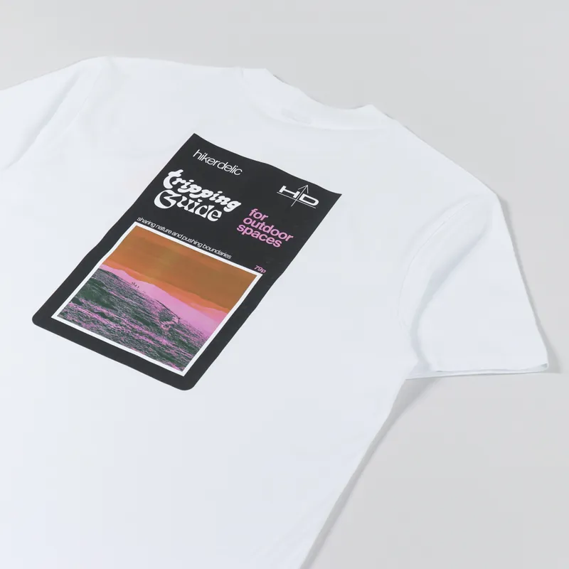 Hikerdelic Maps T Shirt White-2
