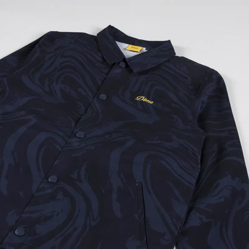 Dime Marble Coach Jacket Navy-3