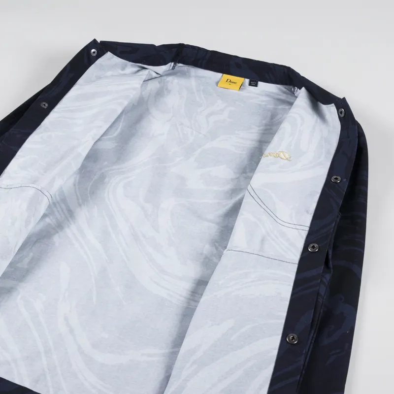Dime Marble Coach Jacket Navy-4