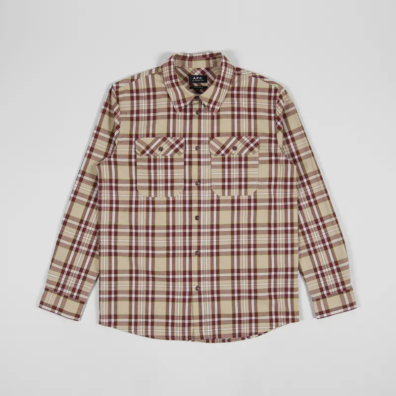 A.P.C. Marceau Overshirt Beige