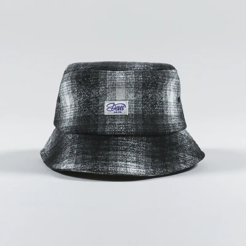 Deus Ex Machina Marcus Bucket Hat Grey Plaid-2