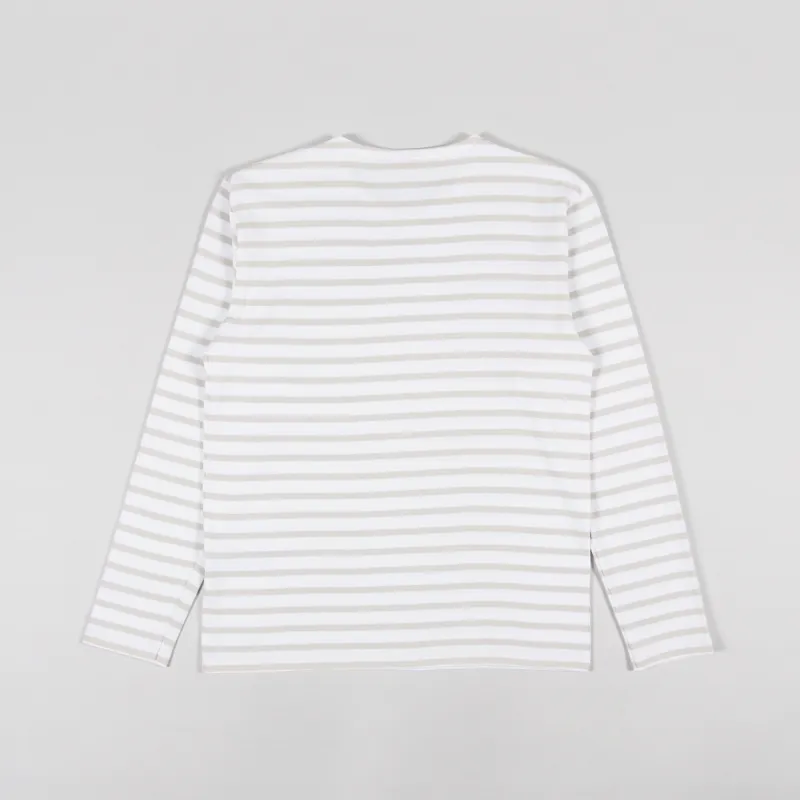 Armor Lux Mariniere ML Heritage T Shirt Blanc Nid-1