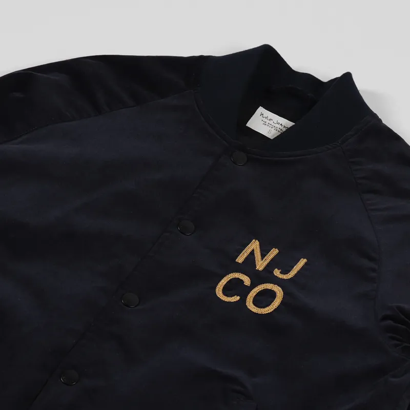 Nudie Jeans Mark Velvet Jacket Navy-3