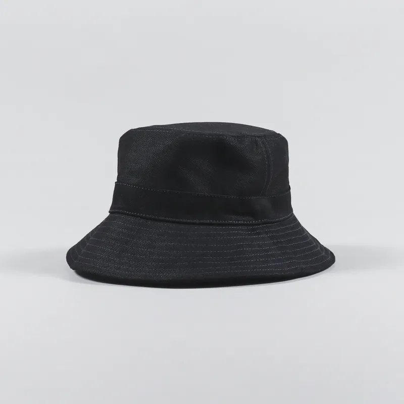 Nudie Jeans Martinsson Denim Bucket Hat Indigo-3