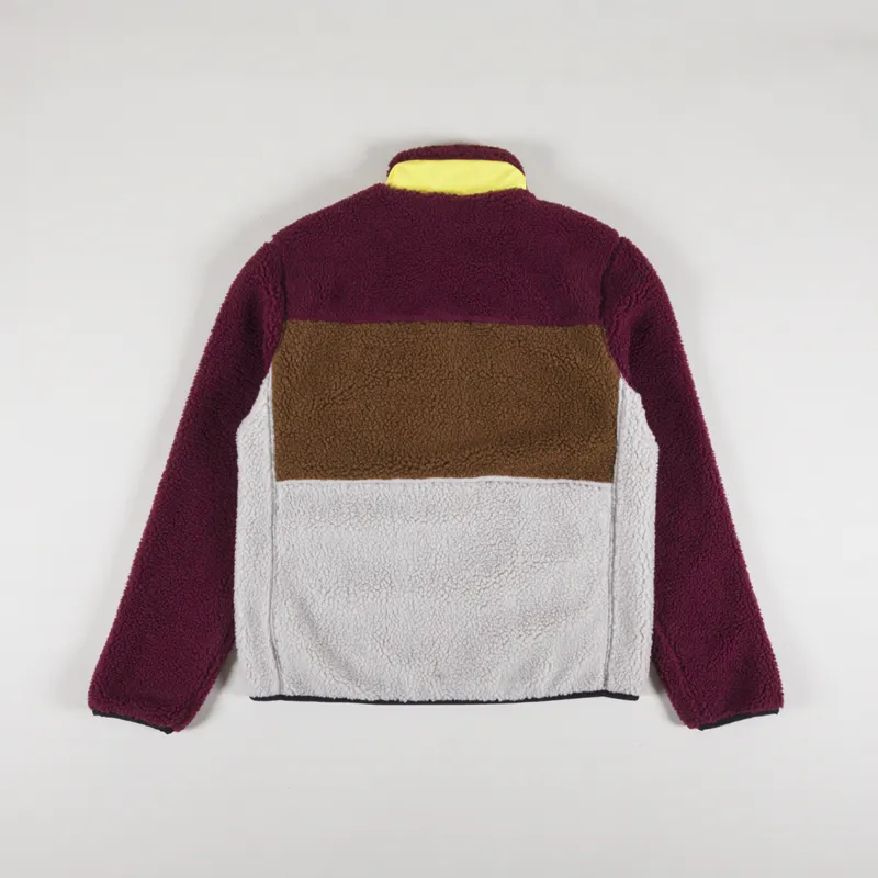 Penfield Geo Print Mattawa Fleece Zinfandel-2