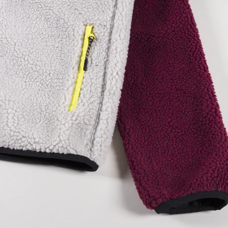 Penfield Geo Print Mattawa Fleece Zinfandel-5