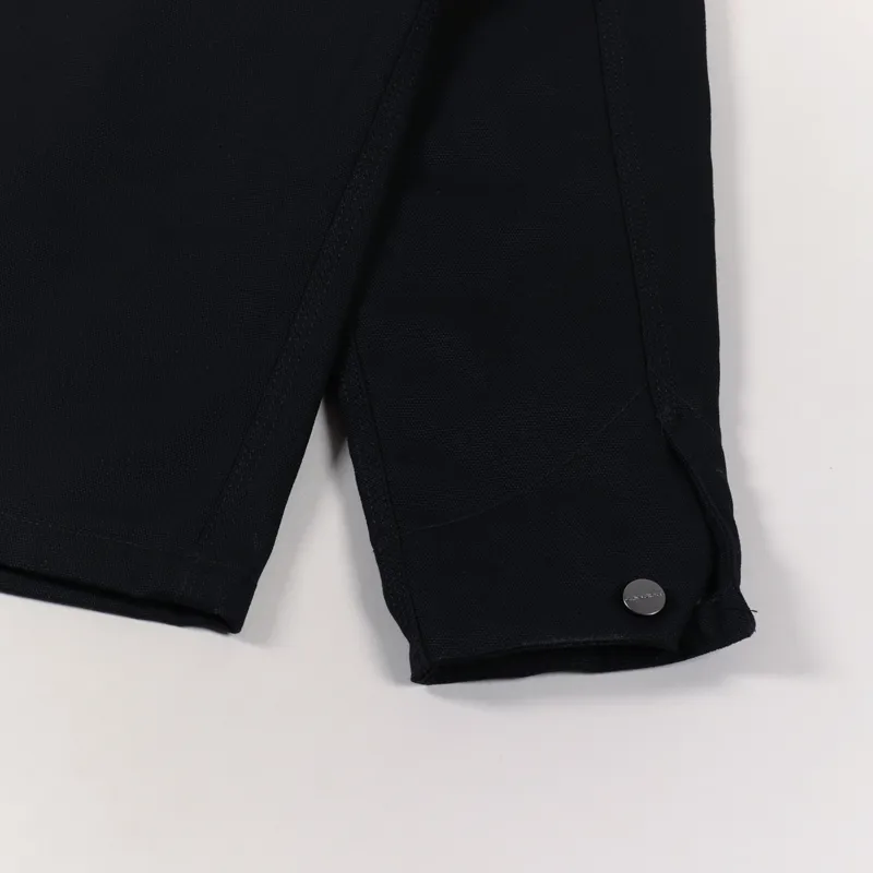 Carhartt WIP Michigan Coat Black Dearborn Canvas-7