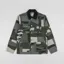 Carhartt WIP Michigan Coat Camo Mend Black