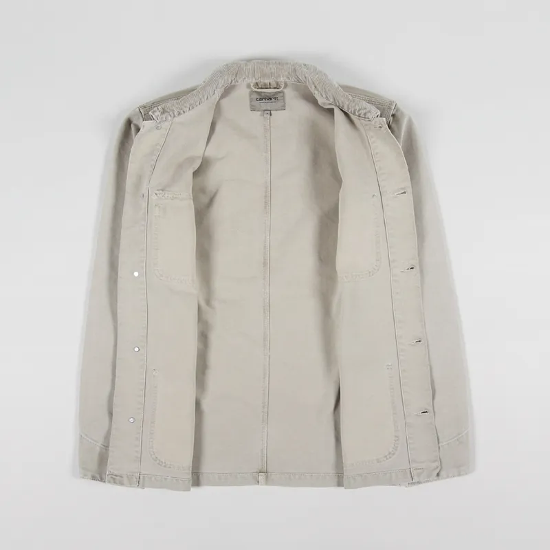 Carhartt WIP Michigan Coat Dusty Hamilton Brown Faded-1