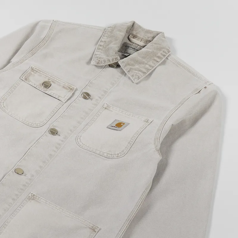 Carhartt WIP Michigan Coat Dusty Hamilton Brown Faded-3