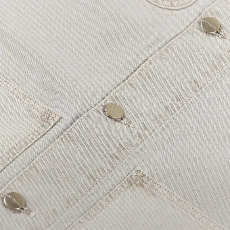 Carhartt WIP Michigan Coat Dusty Hamilton Brown Faded-9