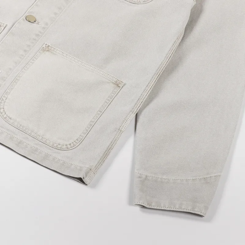 Carhartt WIP Michigan Coat Dusty Hamilton Brown Faded-8