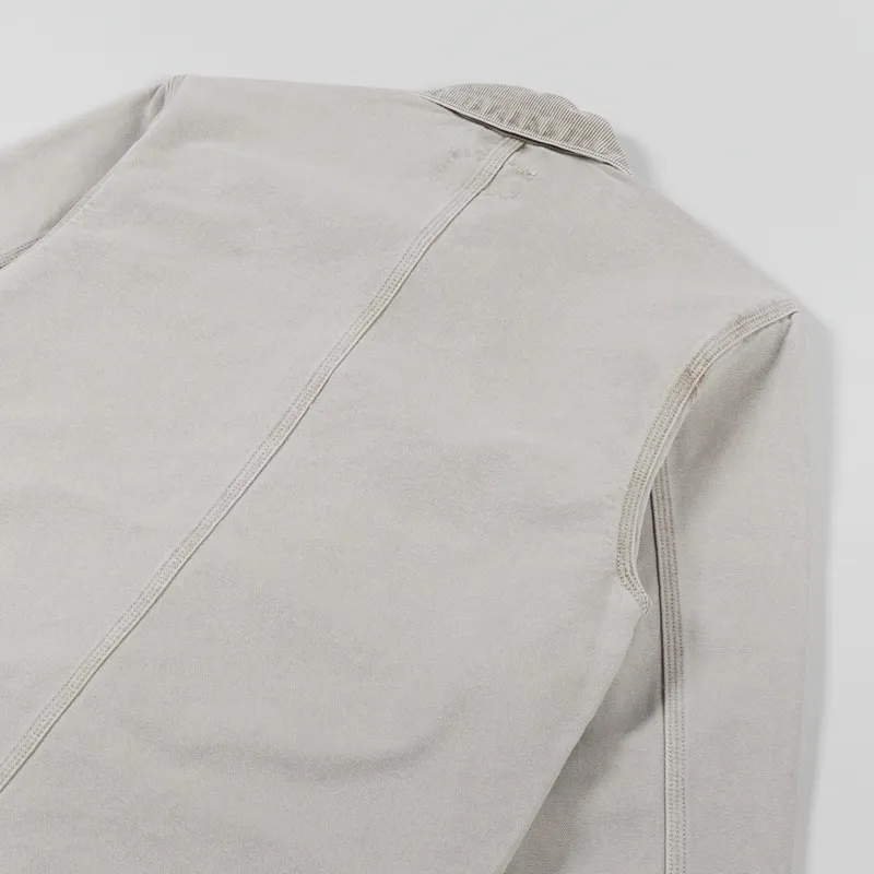 Carhartt WIP Michigan Coat Dusty Hamilton Brown Faded-5