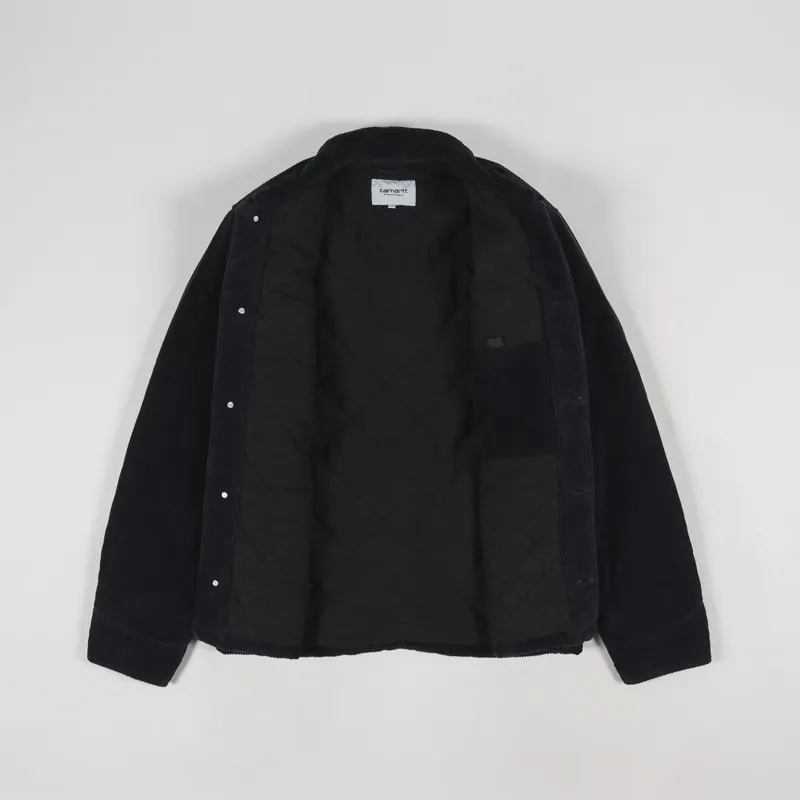 Carhartt WIP Michigan Coat Dark Navy Coventry Corduroy-1