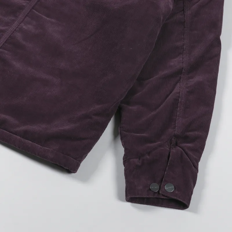Carhartt WIP Michigan Coat Dark Plum Ford Corduroy-8