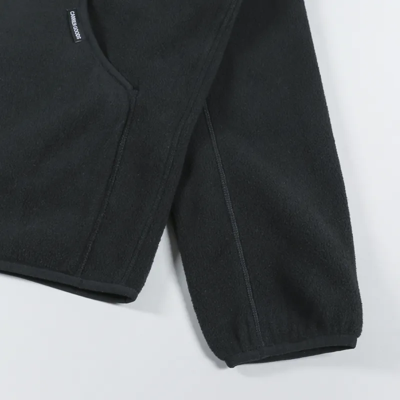 CG Purple Mountain Observatory Micro Fleece Cardigan Black-6