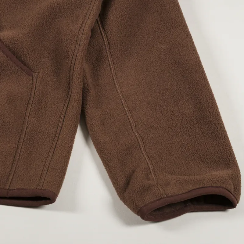 Purple Mountain Observatory Micro Fleece Cardigan Potting Soil-3