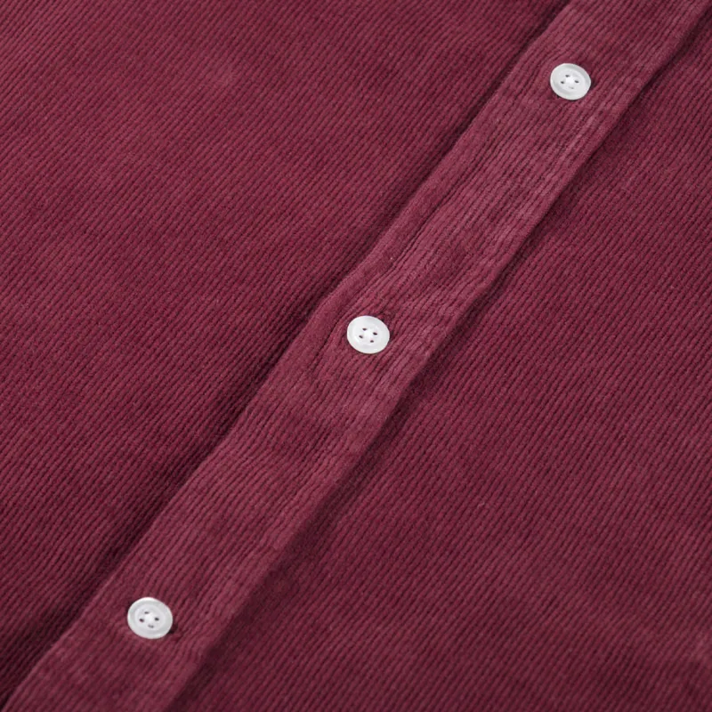 Edmmond Studios Microcord Shirt Brick-6