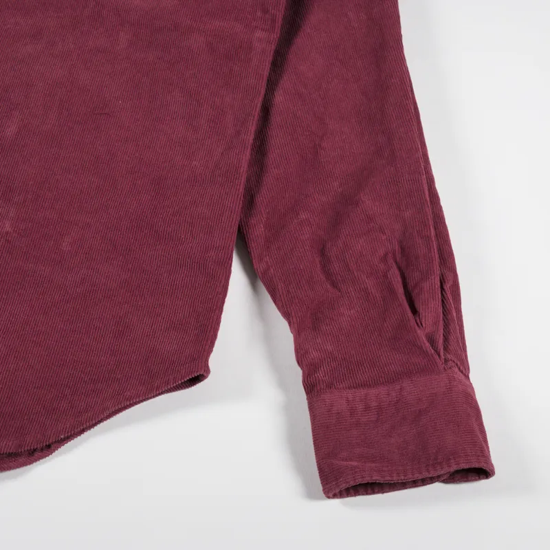 Edmmond Studios Microcord Shirt Brick-5