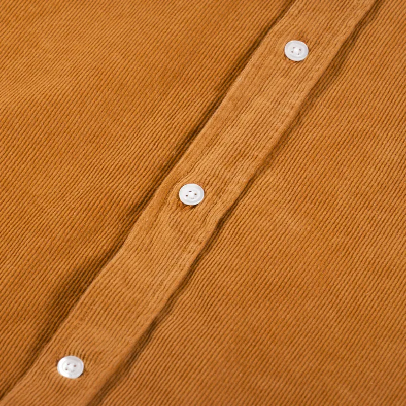 Edmmond Studios Microcord Shirt Brown-6