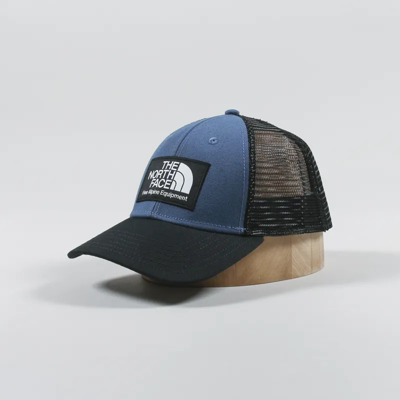omzeilen systeem pint The North Face Recycled Mudder Trucker Cap Shady Blue Black
