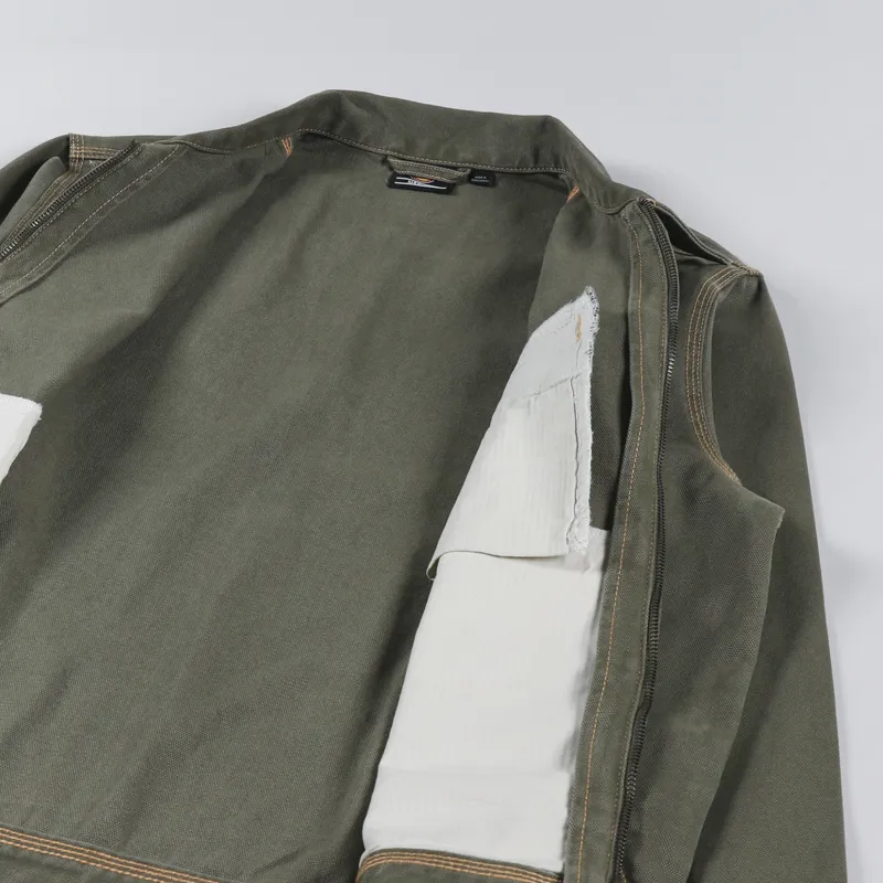 Dickies Workwear Mens Madras Duck Canvas Jacket SW Military Green