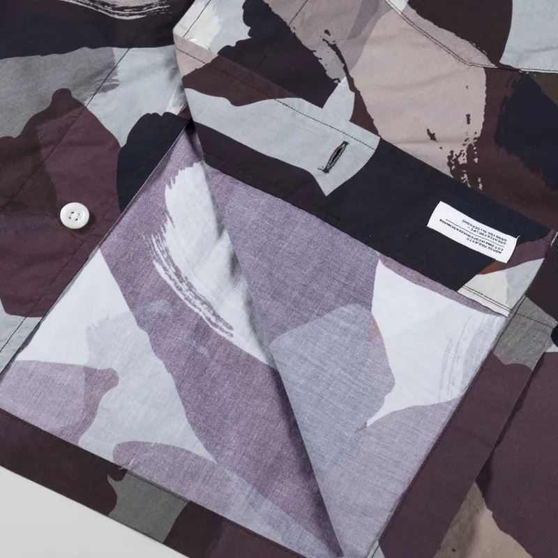 Norse Projects Mads Relaxed Camo Shirt Espresso-5