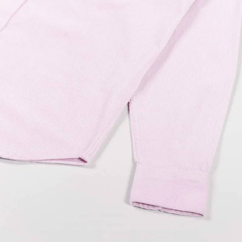 Carhartt WIP Long Sleeve Madison Fine Cord Shirt Soft Quartz White-7