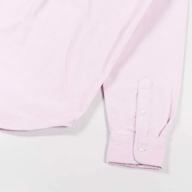 Carhartt WIP Long Sleeve Madison Fine Cord Shirt Soft Quartz White-6