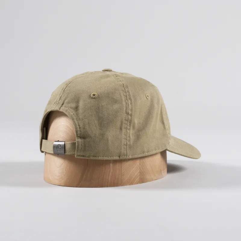 Carhartt WIP Madison Logo Cap Leather Black-1