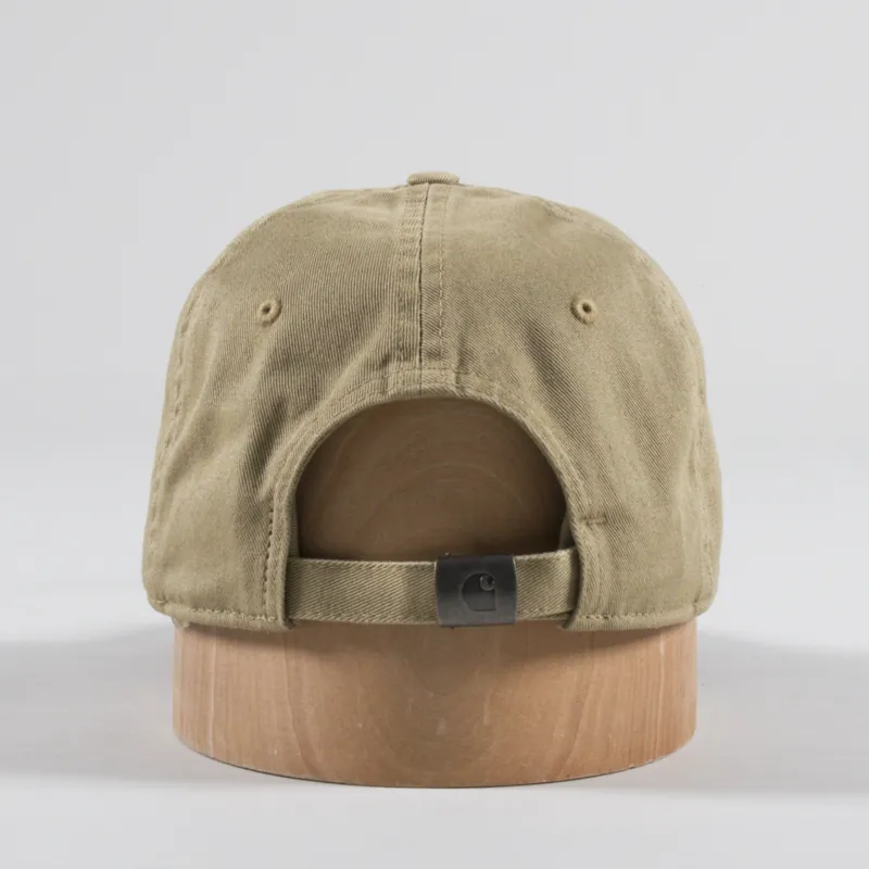 Carhartt WIP Madison Logo Cap Leather Black-3