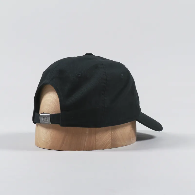 Carhartt WIP Madison Logo Cap Black Wax-1