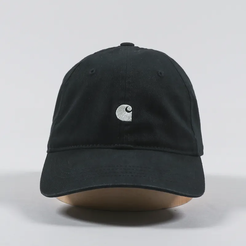Carhartt WIP Madison Logo Cap Black Wax-2