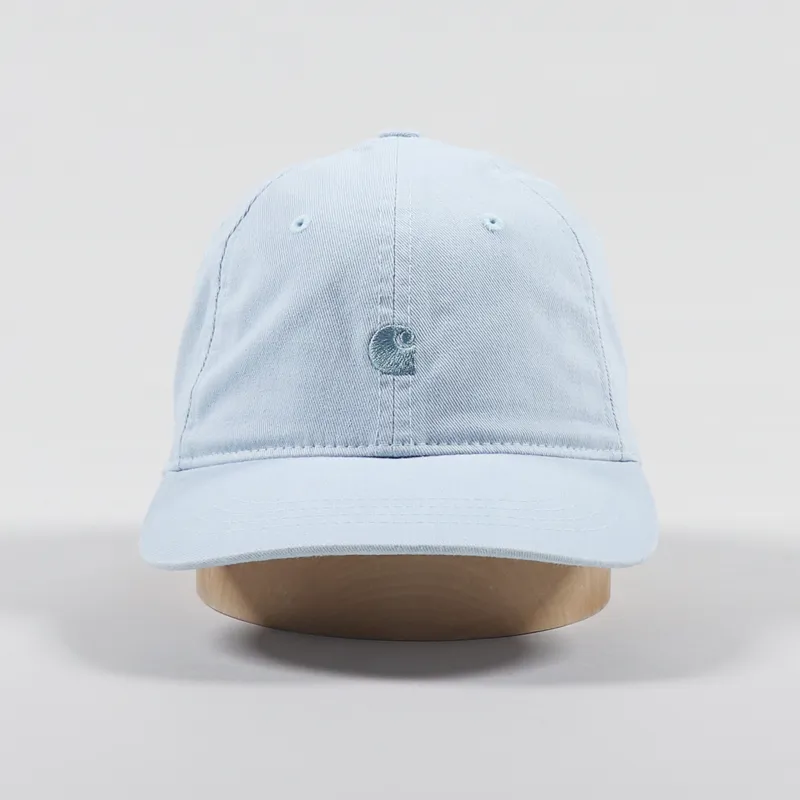 Carhartt WIP Madison Logo Cap Frosted Blue Icy Water-2