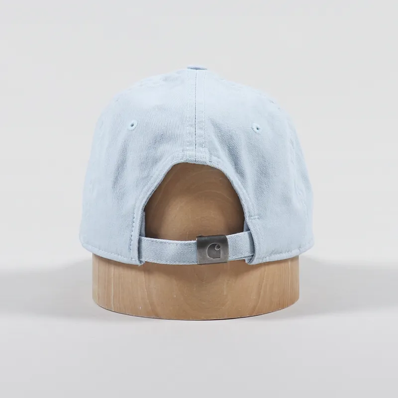 Carhartt WIP Madison Logo Cap Frosted Blue Icy Water-3